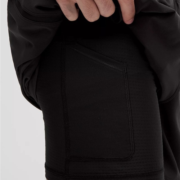 Lululemon Black Gray Pace Breaker Classic Lined Short Inseam 6” Size Medium - Picture 15 of 15